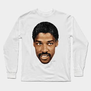 Julius Erving Big Face Long Sleeve T-Shirt